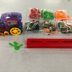 Domino Train Toys Baby Toys Car Puzzle Automatic Release Licensing Electric Building Blocks Train Toy