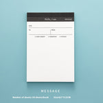 Portable Notepad Schedule Daily Planner