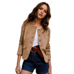 Fashion Casual Classic Everyday Crew Neck Coat