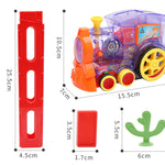 Domino Train Toys Baby Toys Car Puzzle Automatic Release Licensing Electric Building Blocks Train Toy