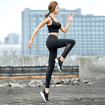 Women Capri Pants Workout Leggings Yoga Pants High Waist Mesh Quick Dry Breathable Sports Leggings Women Running Fitness Tights