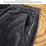 Men's Loose Fit Corduroy Cargo Pants Casual Trousers Workwear Long Trousers Harajuku Sle Youthful Vitali All Seasons