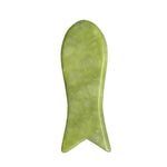 Natural Green Xiuyu Gua Sha Board Jade Stone Massager For SPA Acupuncture Body Scraping Gouache Scraper Facial Beauty Tool