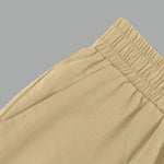 Womens Capris Cotton Linen Pants Drawstring Elastic Waist Pants Casual Cropped Trousers Daily Breeches Five Half Pants Pantalone