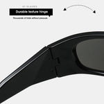 Retro Y2K Sports Sunglasses For Men Women Punk Fashion Trend Luxury Brand Design Punk Outdoor Cycling Goggles Eyeglasses UV400