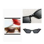 Cat Eye Sunglasses Women Stylish Vintage Lightweight Strong Uv Protection Good Clarity Comfortable Daily Wear Beach Outing Brown