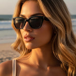 Cat Eye Sunglasses High-end UV Resistant Sunglasses  Internet Celebrities  Natural Looking Retro Sunscreen Sunglasses 9673