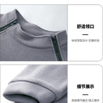 Men's Sweatshirs Spring Fall Long-sleeved T-shirt Top Loose Trend Round Neck Bottoming Shirt Lightweight Casual Sports
