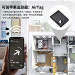 Airtag Business Genuine Cow Leather Men Bifold Thin Wallet RFID Blocking Credit Bank Card Holder with ID Window Male Purse Black