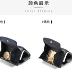 AirTag Wallet Oil Leather RFID Tri-fold Wallet Suitable for Men Women with Coin Pocket Luxury Purse Card Holder without AirTag