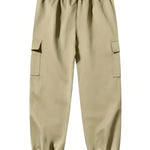 Men's Cargo Pants Sweatpants Outdoor Bunched Long Trousers  Casual Autumn Multi-Pocket Durable Workwear Male Trousers