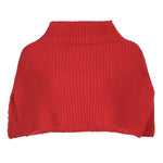 Autumn and Winter Design Sense, High Neck, Split Woolen Shawl, Fashionable Atmosphere, Women's Retro Scarf