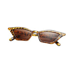 Cat Eye Sunglasses Women Stylish Vintage Lightweight Strong Uv Protection Good Clarity Comfortable Daily Wear Beach Outing Brown