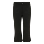 Black Capris Slight Flare Pants Women Y2k Clothes Slim Fit Trousers Pantalones De Mujer Zipper Roupa Feminino Streetwear