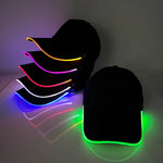 Halloween LED Light Up Baseball Hat Flashing Glow Rave Party Cap Luminous Hat for Women Men Hip-hop Club Festival Supplies