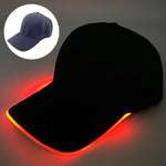 Halloween LED Light Up Baseball Hat Flashing Glow Rave Party Cap Luminous Hat for Women Men Hip-hop Club Festival Supplies