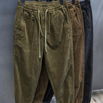 Men's Loose Fit Corduroy Cargo Pants Casual Trousers Workwear Long Trousers Harajuku Sle Youthful Vitali All Seasons