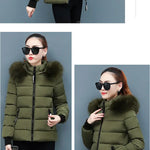 Autumn Jacket for Woman 2026 New Fashion Coat Female Glossy Waterproof Winter Hooded Jacket Plus Size Down Parkas Snow Wear