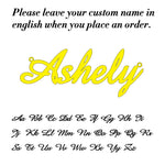 Custom Name Necklace for Women Personalised Cursive Letter Pendant Stainless Steel Jewelry Men Chain Choker Collar Personalizado