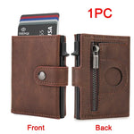 Airtag Wallet Rfid Credit Card Holder Men Wallets Trifold Luxury Slim Air Tag Tracker Minimalist Cardholder Case Presents Choice