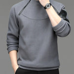 Men's Sweatshirs Spring Fall Long-sleeved T-shirt Top Loose Trend Round Neck Bottoming Shirt Lightweight Casual Sports