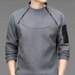 Men's Sweatshirs Spring Fall Long-sleeved T-shirt Top Loose Trend Round Neck Bottoming Shirt Lightweight Casual Sports