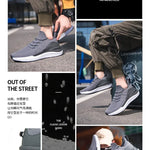 Sneakers for Men 2025 New Flying Woven Men's Casual Shoes Korean Style Trendy Fashion Sports Shoes Men Sneakers