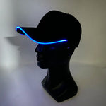 Halloween LED Light Up Baseball Hat Flashing Glow Rave Party Cap Luminous Hat for Women Men Hip-hop Club Festival Supplies