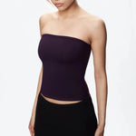 Tank Summer Women's Basic Tube Top, Sexy Tank Top, High-Elastic Skin-Friendly Fabric Top