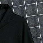 Autumn  Men's Casual Hoodie Sweatshirt Techwear Hip Hop Harajuku Style with Ribbons Patchwork Japanese Streetwear Darkwear