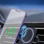 30W Magnetic Car Wireless Charger For iPhone 15 14 13 12 Pro Max Mini Macsafe Car Phone Holder Stand Mount Fast Charging Station