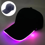 Halloween LED Light Up Baseball Hat Flashing Glow Rave Party Cap Luminous Hat for Women Men Hip-hop Club Festival Supplies