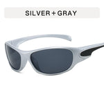 Retro Y2K Men Oval Sunglasses Women Fashion Sports Goggles Popular Cat Eye Sun Eyewear Ladies UV400 Eyeglasses