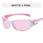 Retro Y2K Men Oval Sunglasses Women Fashion Sports Goggles Popular Cat Eye Sun Eyewear Ladies UV400 Eyeglasses