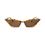 Cat Eye Sunglasses Women Stylish Vintage Lightweight Strong Uv Protection Good Clarity Comfortable Daily Wear Beach Outing Brown