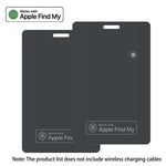 Airtag Card Wallet Tracker Thin 1.6mm, Rechargeable Air Tag Compatible with Find My (iOS Only), Item Finder Locator for Luggage