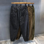 Men's Loose Fit Corduroy Cargo Pants Casual Trousers Workwear Long Trousers Harajuku Sle Youthful Vitali All Seasons