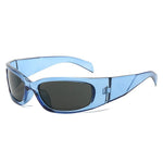 Retro Y2K Sports Sunglasses For Men Women Punk Fashion Trend Luxury Brand Design Punk Outdoor Cycling Goggles Eyeglasses UV400
