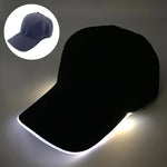 Halloween LED Light Up Baseball Hat Flashing Glow Rave Party Cap Luminous Hat for Women Men Hip-hop Club Festival Supplies
