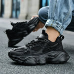 Men Sneakers Platform Running Shoes Trend Street Athletic Male Basketball Shoes Black Walking Casual Shoe Plus Size 48 Men Shoes