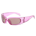 Retro Y2K Sports Sunglasses For Men Women Punk Fashion Trend Luxury Brand Design Punk Outdoor Cycling Goggles Eyeglasses UV400