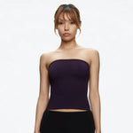Tank Summer Women's Basic Tube Top, Sexy Tank Top, High-Elastic Skin-Friendly Fabric Top