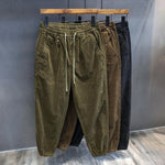 Men's Loose Fit Corduroy Cargo Pants Casual Trousers Workwear Long Trousers Harajuku Sle Youthful Vitali All Seasons