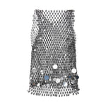Tank Tops Men Rhinestone Fishnet Shiny Muscle Top Man See Through Vest Round Sequin Sleeveless T-Shirt Party Nightclub Garment