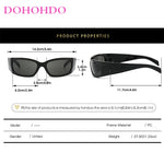 Retro Y2K Sports Sunglasses For Men Women Punk Fashion Trend Luxury Brand Design Punk Outdoor Cycling Goggles Eyeglasses UV400