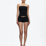 Tank Summer Women's Basic Tube Top, Sexy Tank Top, High-Elastic Skin-Friendly Fabric Top