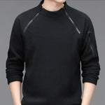 Men's Sweatshirs Spring Fall Long-sleeved T-shirt Top Loose Trend Round Neck Bottoming Shirt Lightweight Casual Sports
