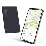 Airtag Card Wallet Tracker Thin 1.6mm, Rechargeable Air Tag Compatible with Find My (iOS Only), Item Finder Locator for Luggage