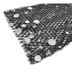 Tank Tops Men Rhinestone Fishnet Shiny Muscle Top Man See Through Vest Round Sequin Sleeveless T-Shirt Party Nightclub Garment