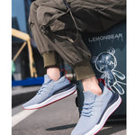 Sneakers for Men 2025 New Flying Woven Men's Casual Shoes Korean Style Trendy Fashion Sports Shoes Men Sneakers